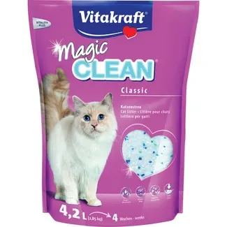 Magic Clean arena perlas de sílice para gatos VITAKRAFT