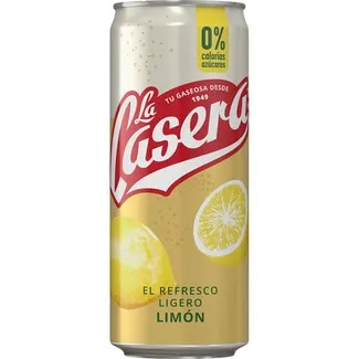 Gaseosa sabor limón 0% azúcares y calorías LA CASERA