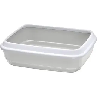 Imac arenero para gatos blanco y gris 40x145x50 cm 1 unidad