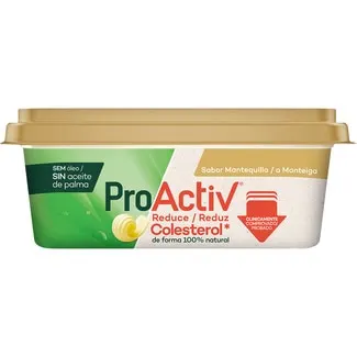 Margarina sabor mantequilla sin aceite de palma sin gluten sin lactosa PROACTIV