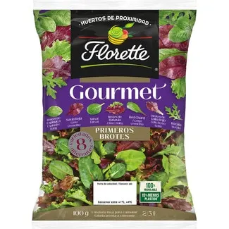 Ensalada Gourmet primeros brotes 8 variedades FLORETTE