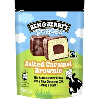 Salted Caramel Brownie helados peaces BEN & JERRY'S