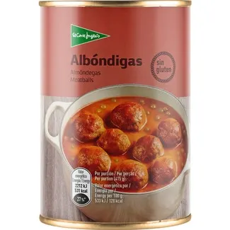 Albóndigas sin gluten EL CORTE INGLES
