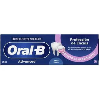 Advanced pasta de dientes menta fresca protección para las encías ORAL B