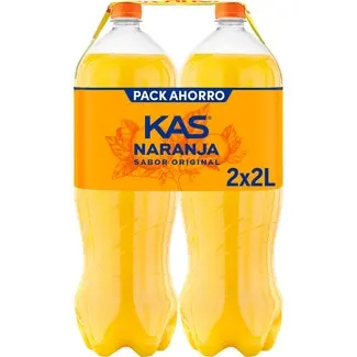 Refresco de naranja con gas pack 2 KAS