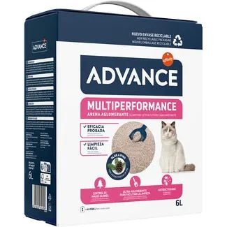 Multiperformance arena para gatos ultra aglomerante con olor a pino ADVANCE