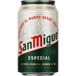 Cerveza rubia especial SAN MIGUEL