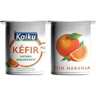 Kéfir con naranja pack 4 KAIKU