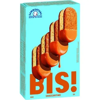 Helado italiano Bis! Crocantino 4 unidades SAMMONTANA