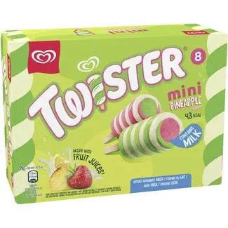 Mini Twister con zumo de frutas sin gluten 8 unidades FRIGO