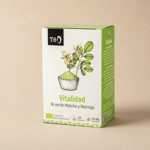 Té matcha moringa vitalidad Téo 19,20 g