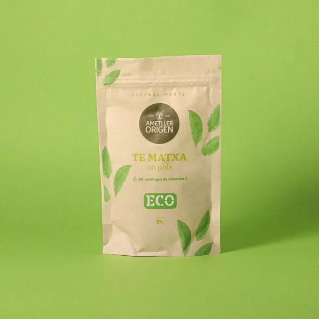 Té matcha ecológico en polvo Ametller Origen 55g