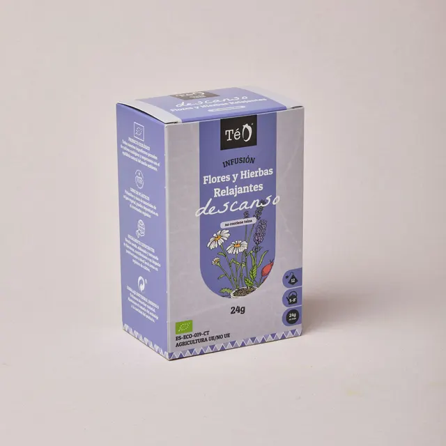 Infusión descanso hierbas relajantes Téo 24 g