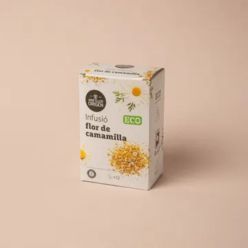 Infusión de flor de camamilla ecológica Ametller Origen 18g
