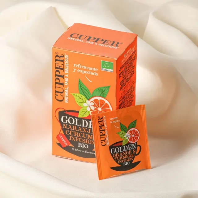 Infusión ecológica golden CUPPER 40g