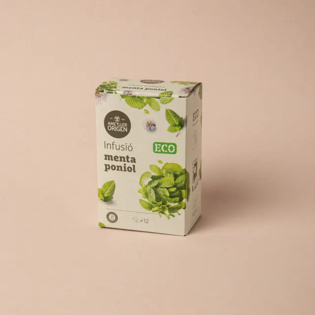 Infusión de menta poniol ecológica Ametller Origen 18g