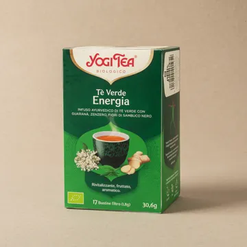 Té verde guaraná y jingebre Yogi Tea 30g