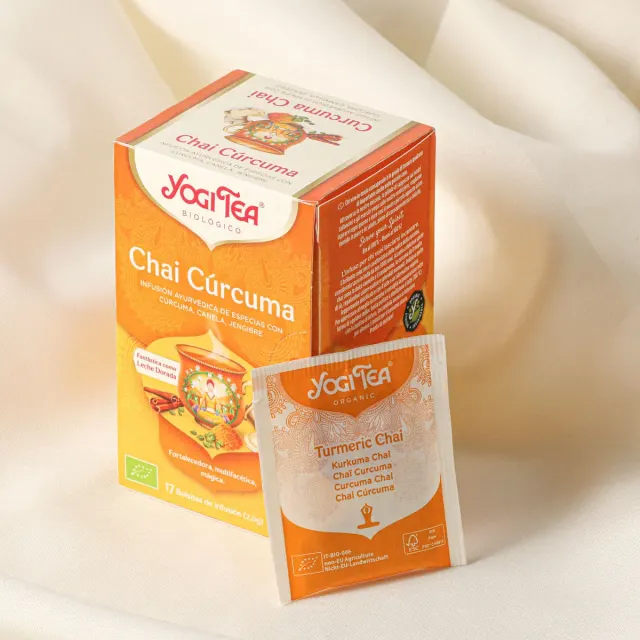 Té con chai y cúrcuma BIO YOGI TEA 34g
