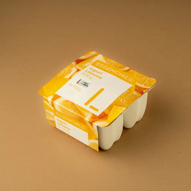 Yogur de limón Essencials 125g - 4uds.